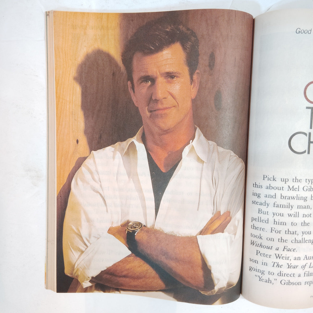 Reader's Digest August 1998 Large Print Edition Magazine - Mel Gibson Cover