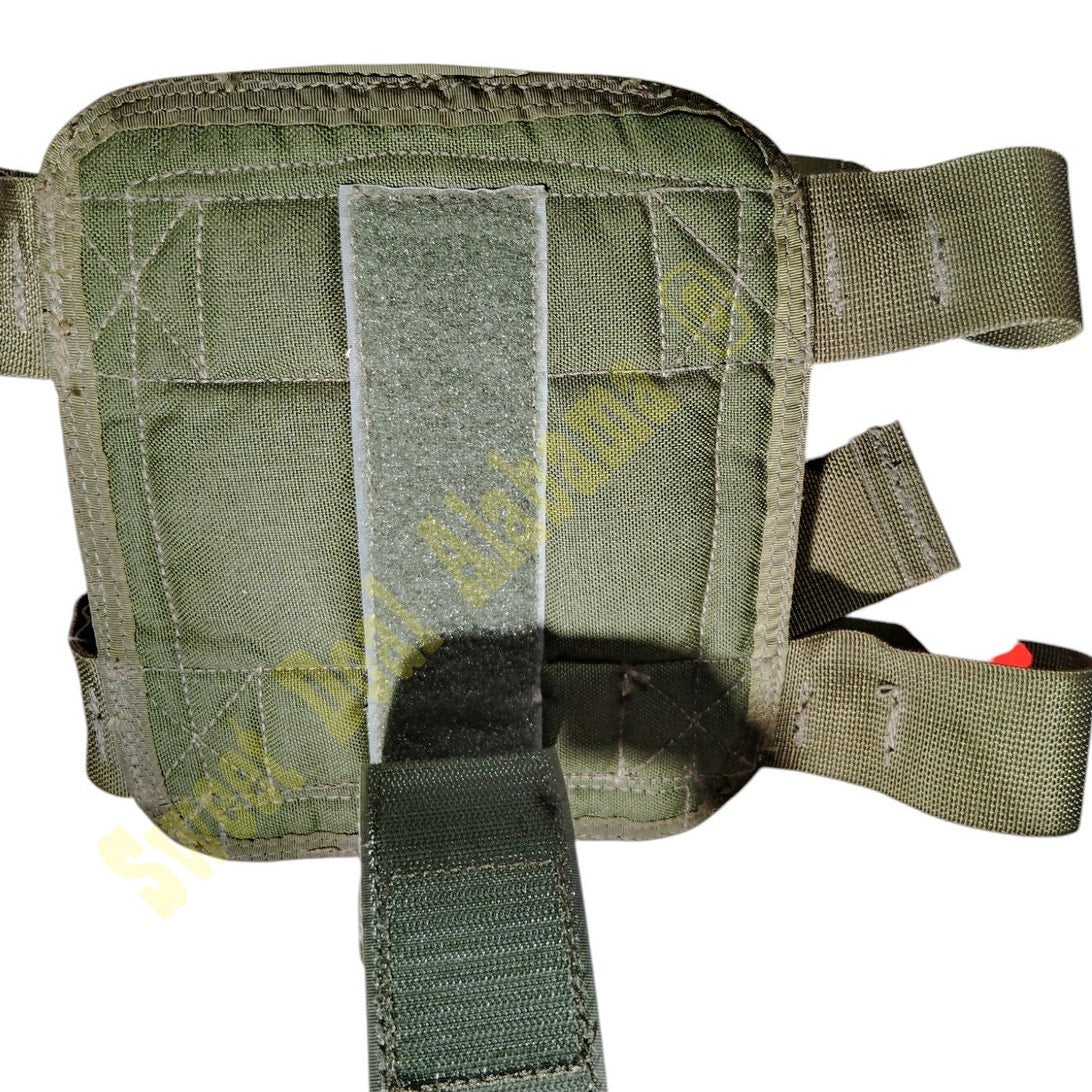 SO Tech BLOCS Claw Padded Thigh Rig, Ranger Green, MOLLE 500D, Made in U.S.A.