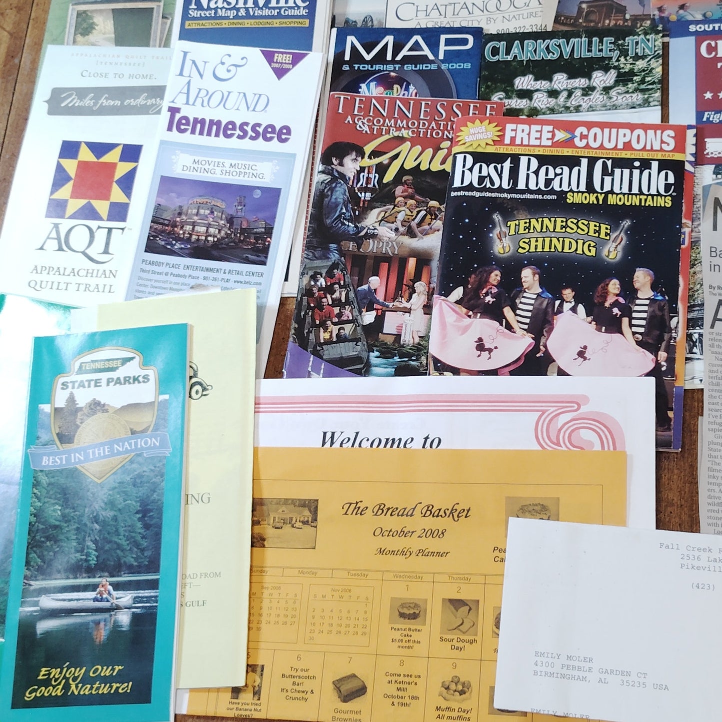 Fall Creek Falls Tennessee VTG Ephemera Collection 2008 Travel Brochures Maps