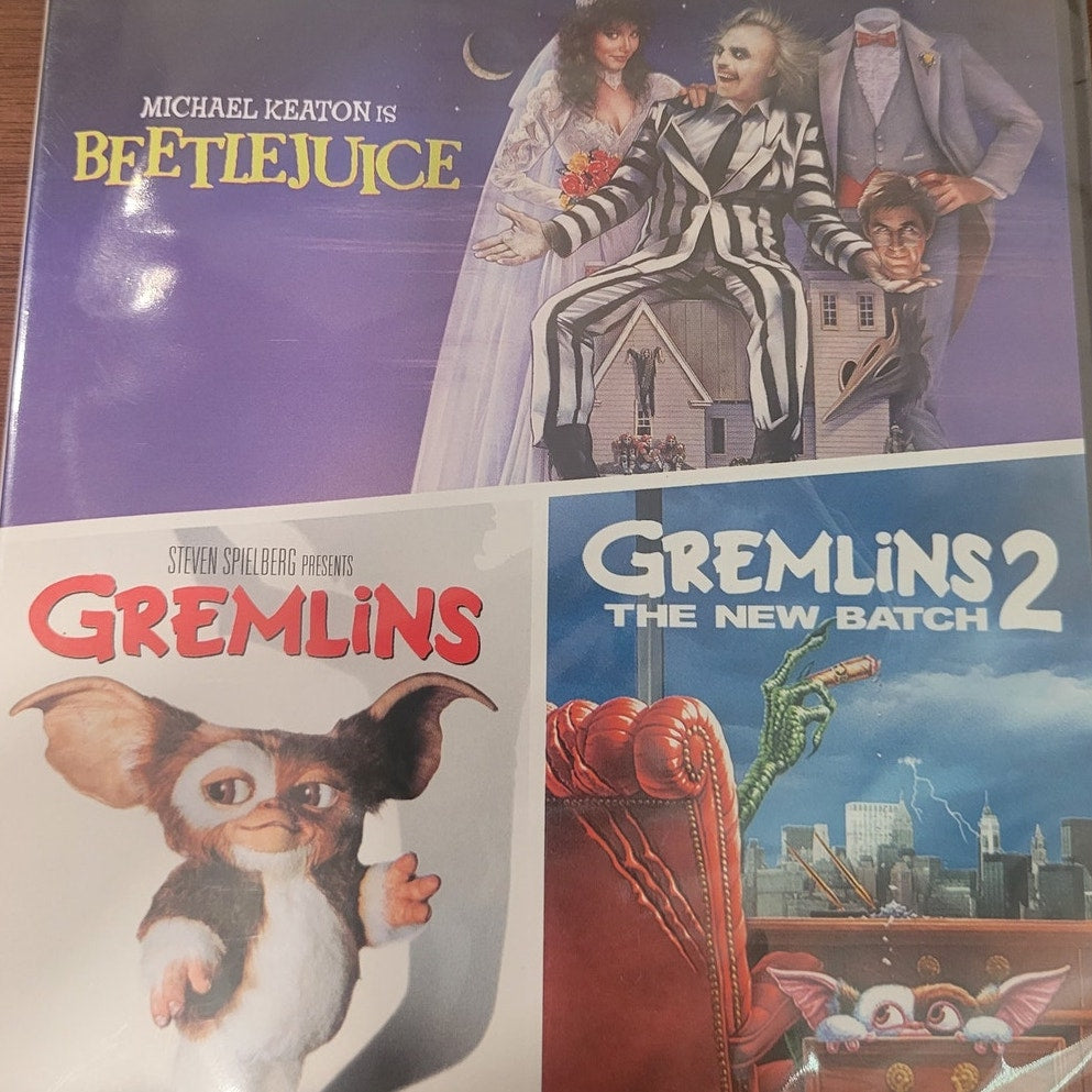 Beetlejuice / Gremlins / Gremlins 2 DVD 3-Movie Comedy Fantasy Collection