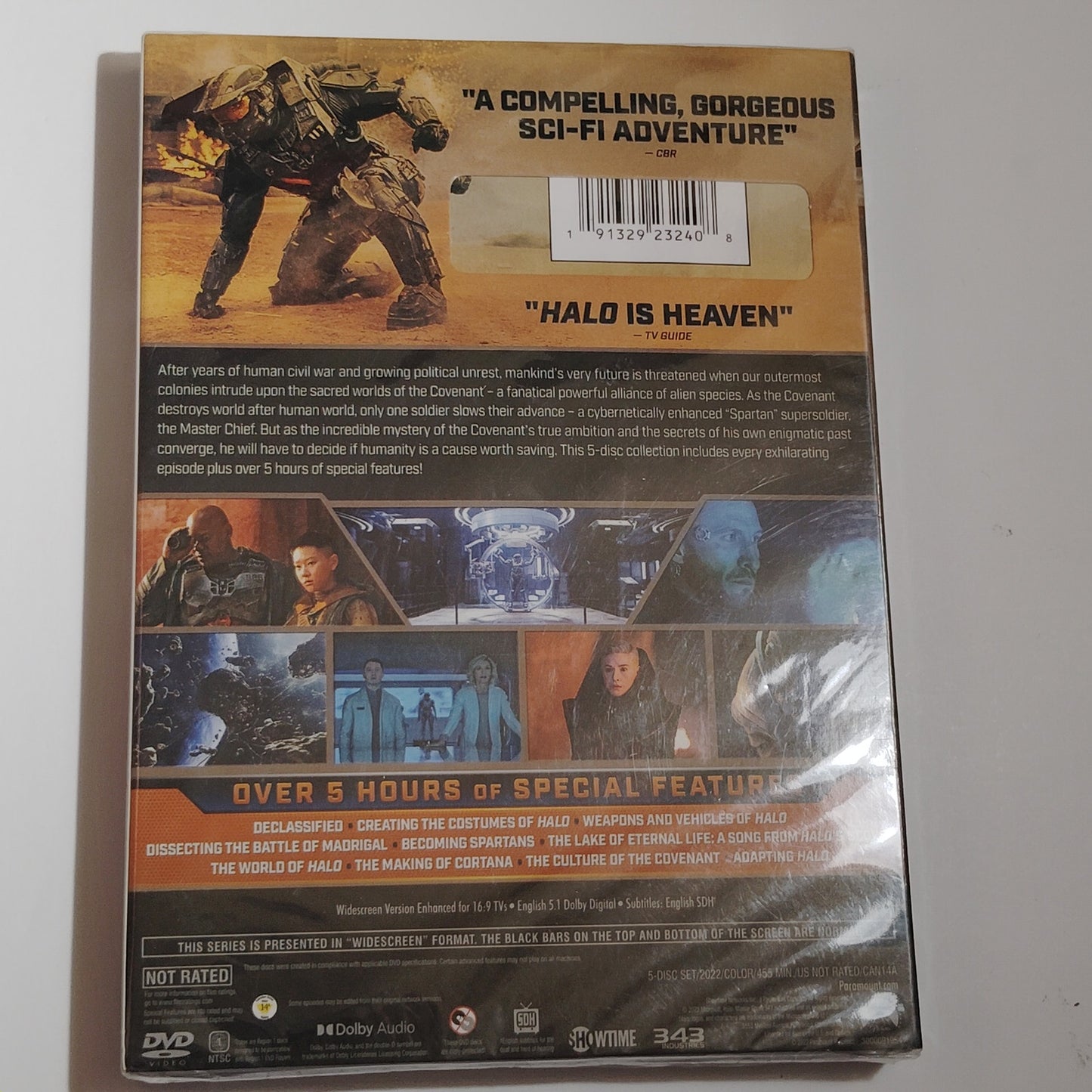 Halo Season One DVD 2022 5‑Disc Set Paramount Sci‑Fi Series Widescreen