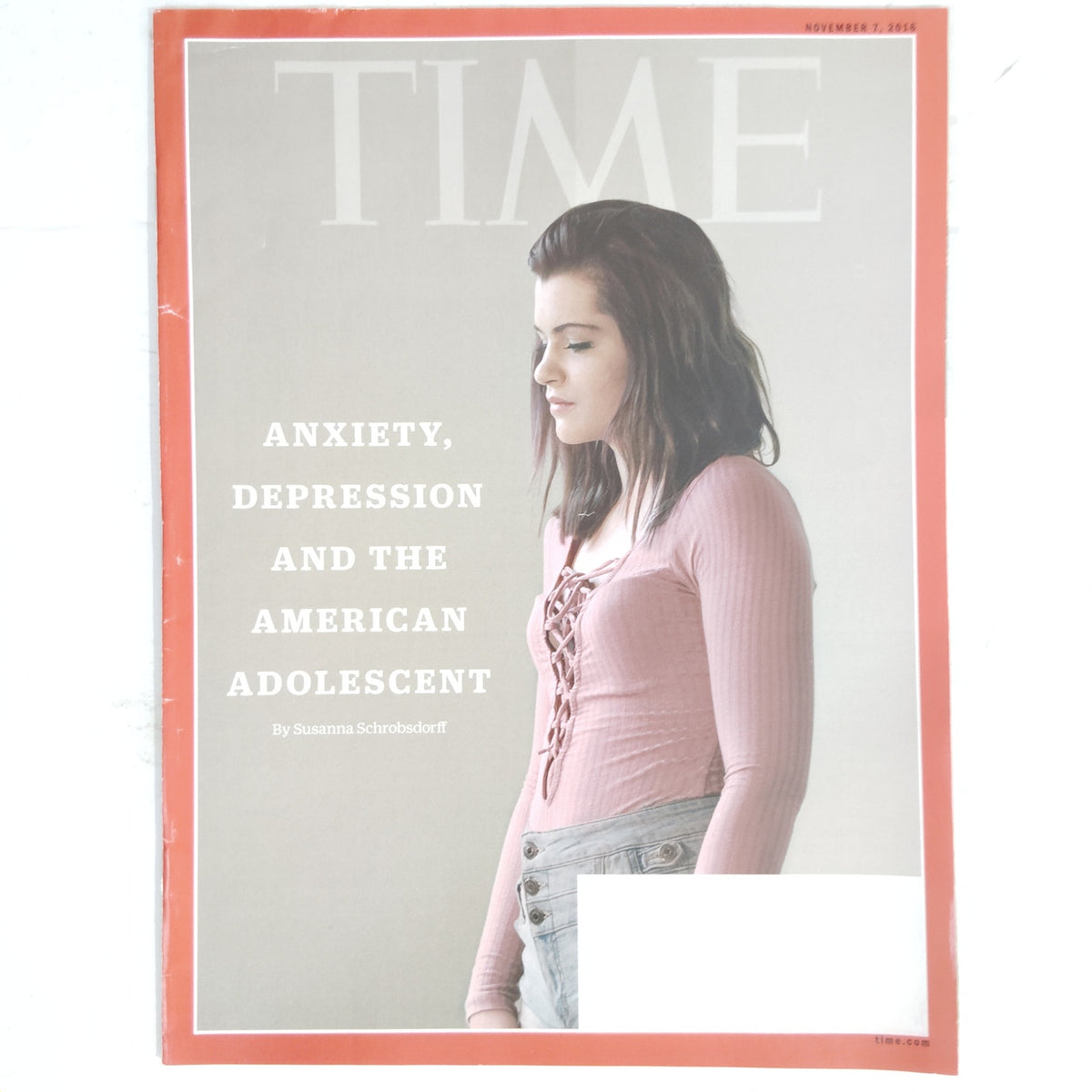 Time Magazine Nov. 7 2016 Teen Anxiety Depression, Mel Gibson's Hacksaw Ridge