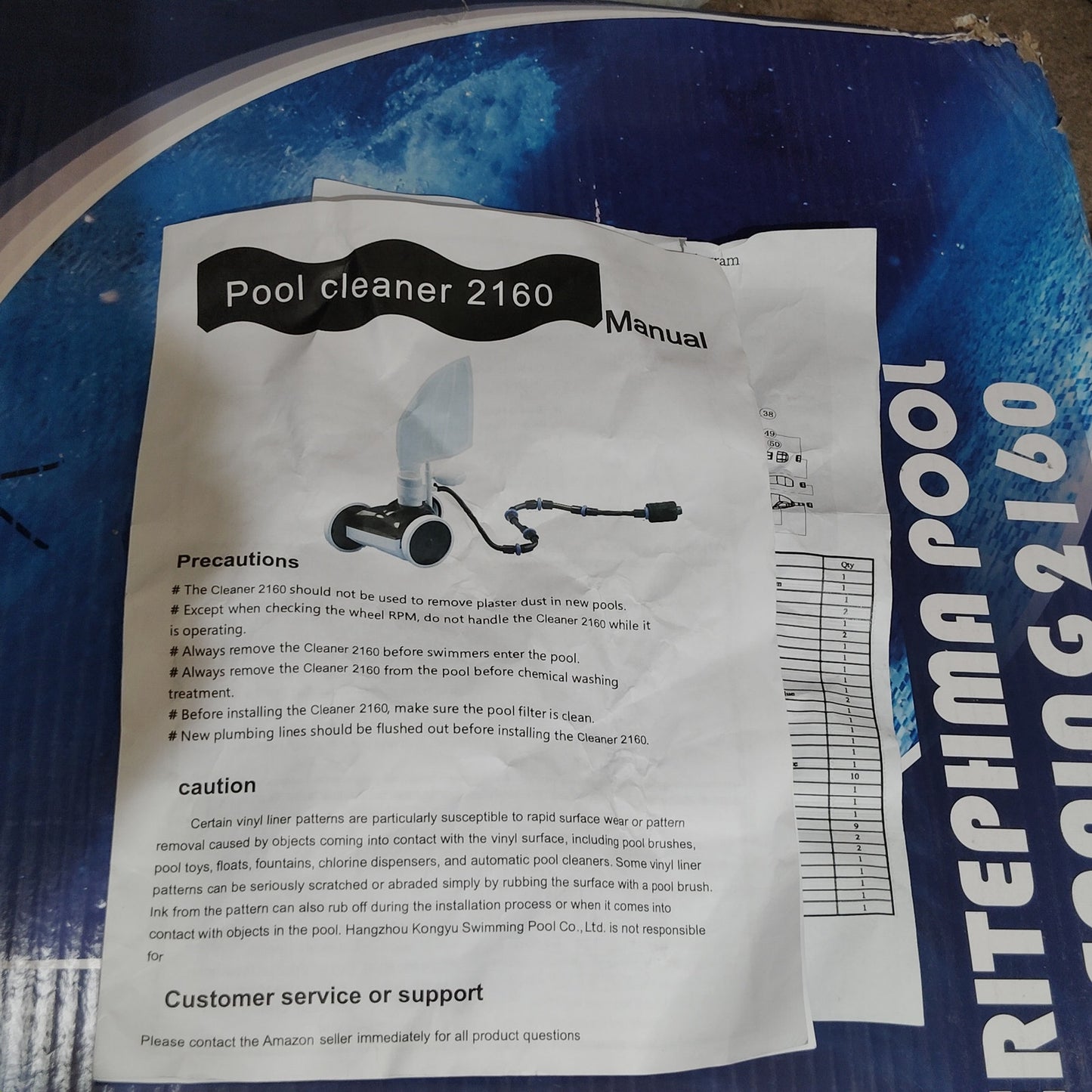 Eritephma Pressure‑Side Pool Cleaner – Vacuums, Sweeps & Scrubs – Model 2160 LTP