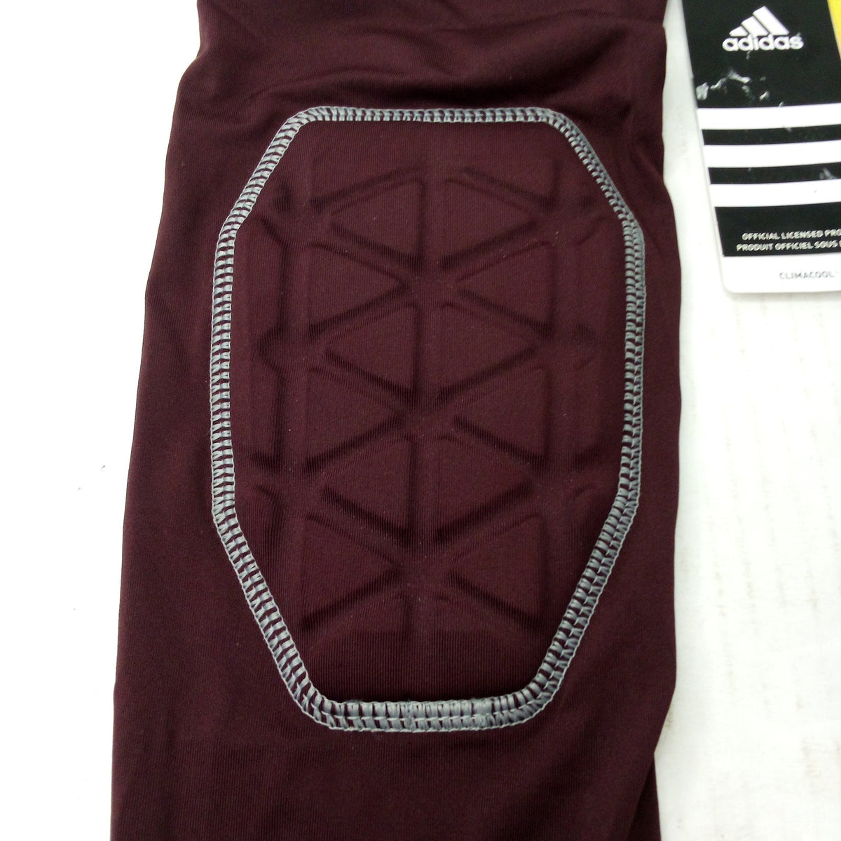 Adidas Climacool Techfit Ironskin Padded Elbow Sleeve Maroon Size L New