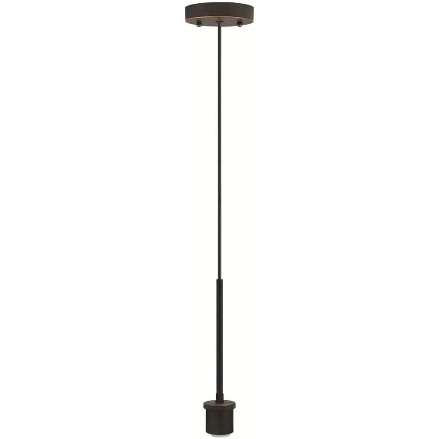Metal Rod and Cord Pendant Kit Oil Rubbed Bronze Adjustable 50" Cord, NIB