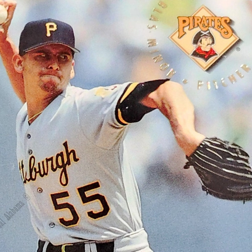 Blas Minor, Pittsburgh Pirates, #615, 1994 Fleer Baseball Collector's Card