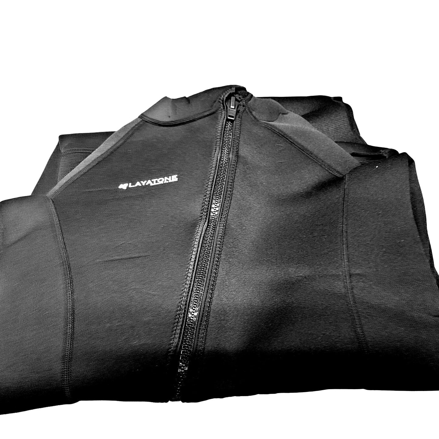 LayaTone Wetsuits for Women, 3mm Neoprene Front Zipper Cold Water Suit, 2XL