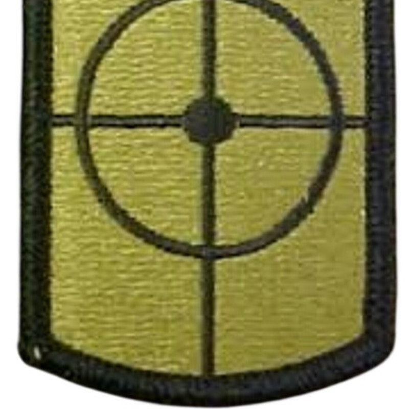 US Army 420th Engineer Brigade SSI Patch Subdued Bagby Green Hook Back 3" × 2"