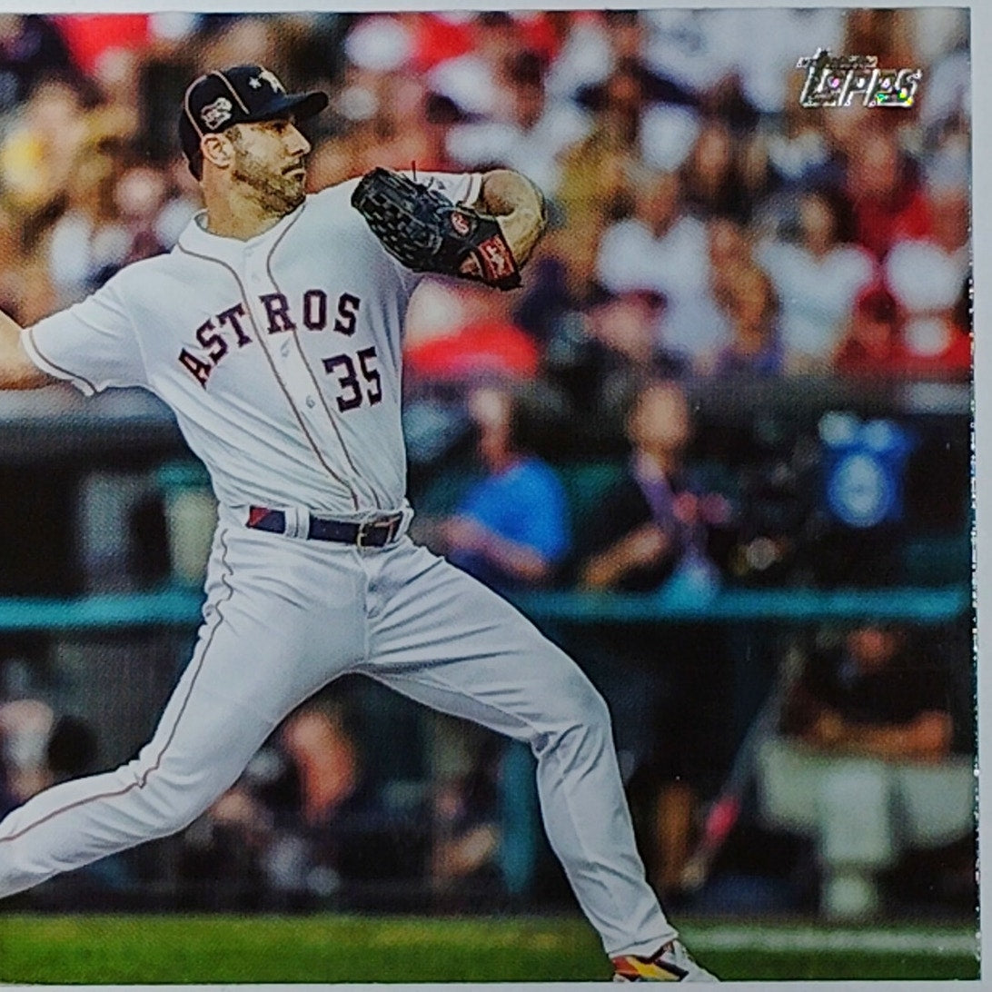 2020 Topps Update #U-194 Justin Verlander All-Star Game Astros Pitcher VG/EX