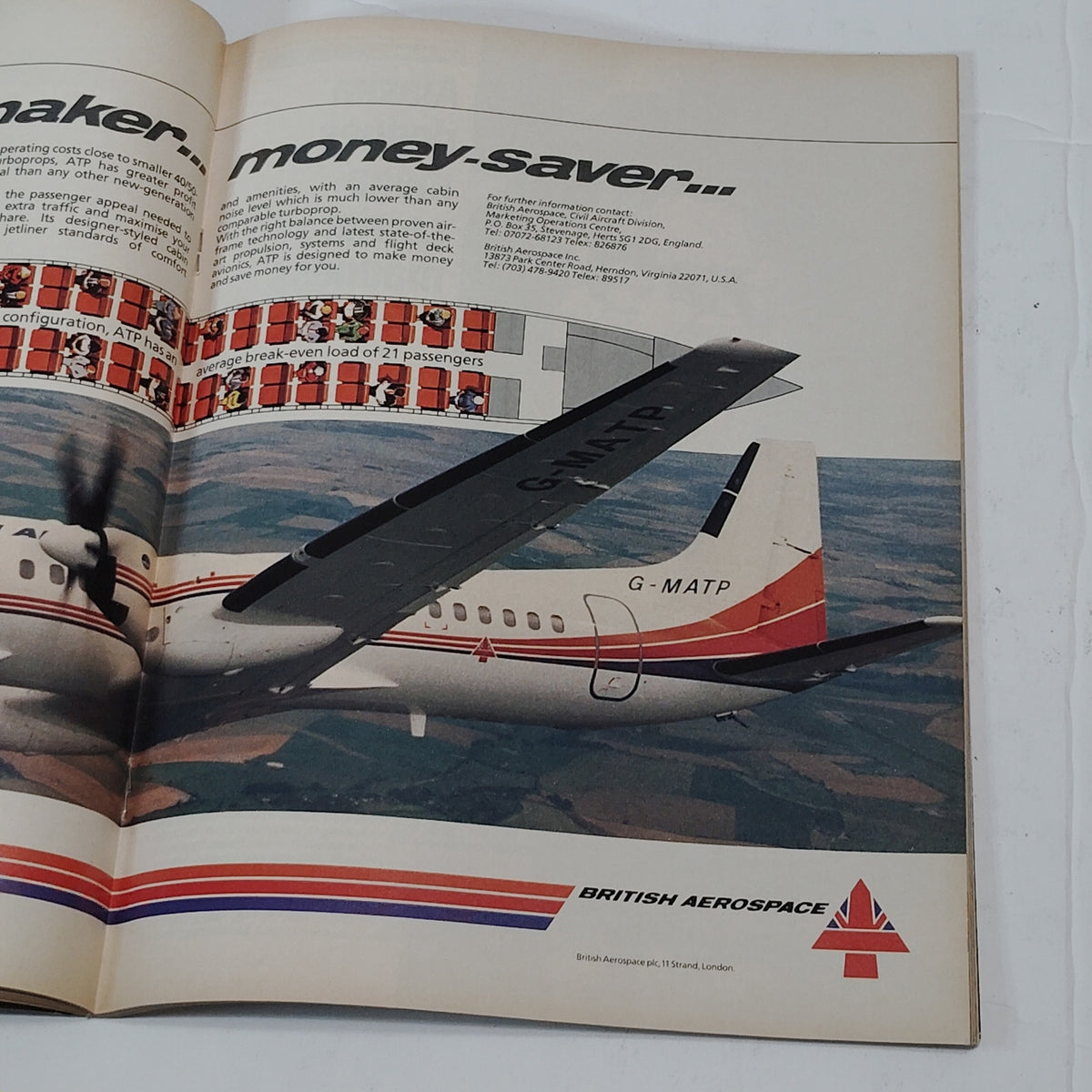 Air Transport World Magazine - January 1988 - Cathay Pacific 747 Cover