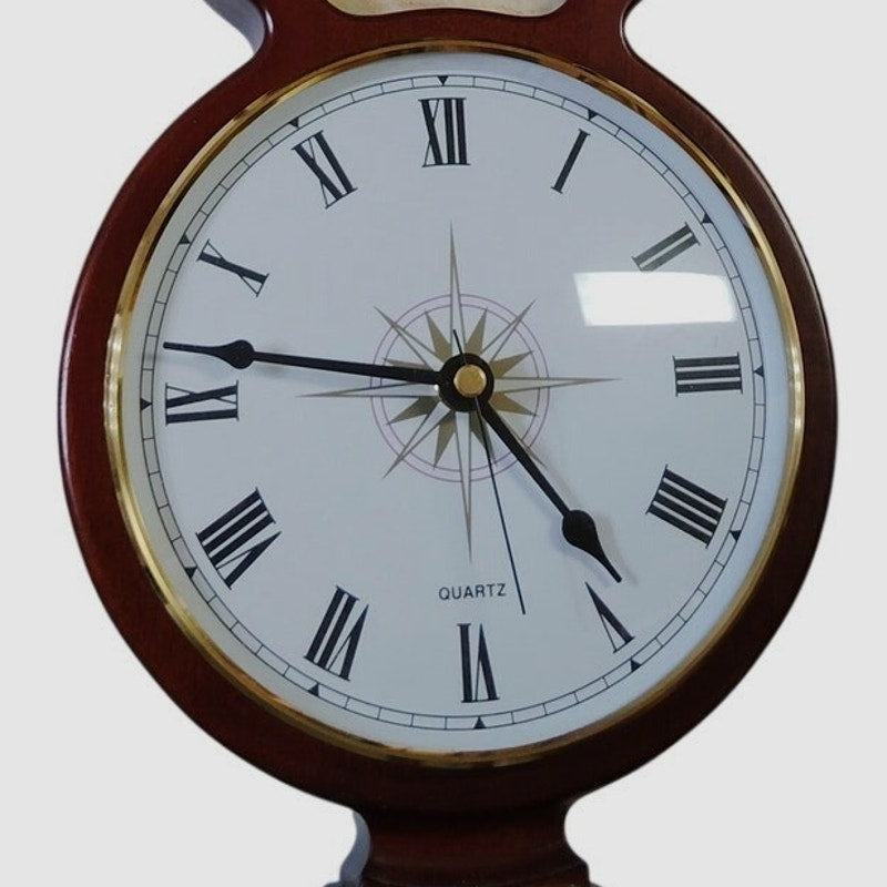 VTG 1992 Danbury Mint Cape Hatteras Lighthouse Banjo Wall Clock 25" Quartz