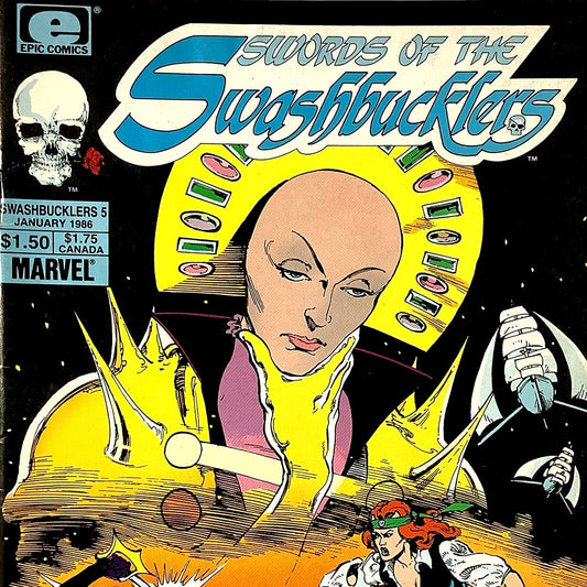 Marvel's Swords of the Swashbucklers #5, Jan. 1986, Marvel/Epic Comics,  NM 9.4