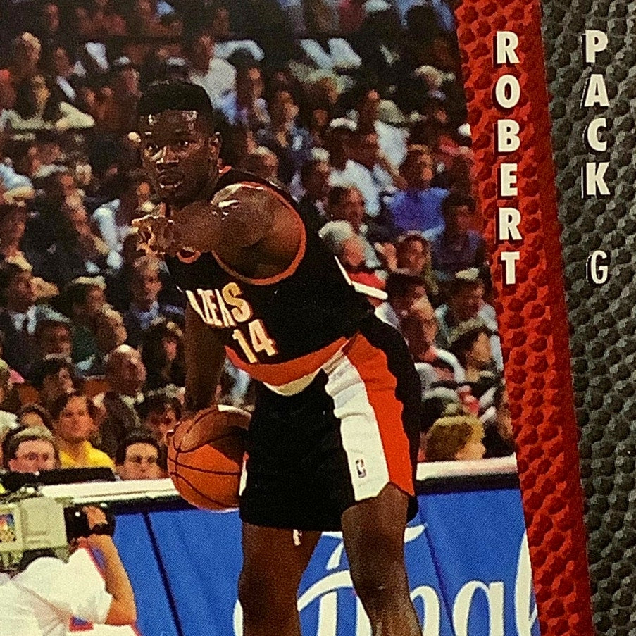 Robert Pack (G), Card #189, Portland Trail Blazers, 1992-93 Fleer NBA