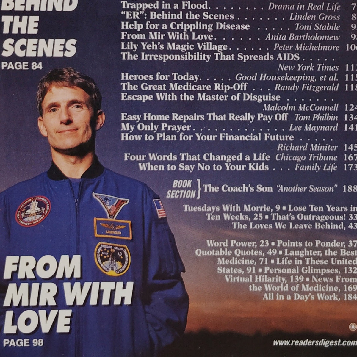Reader's Digest April 1998 Vol 152 No 912 From Mir With Love Magazine