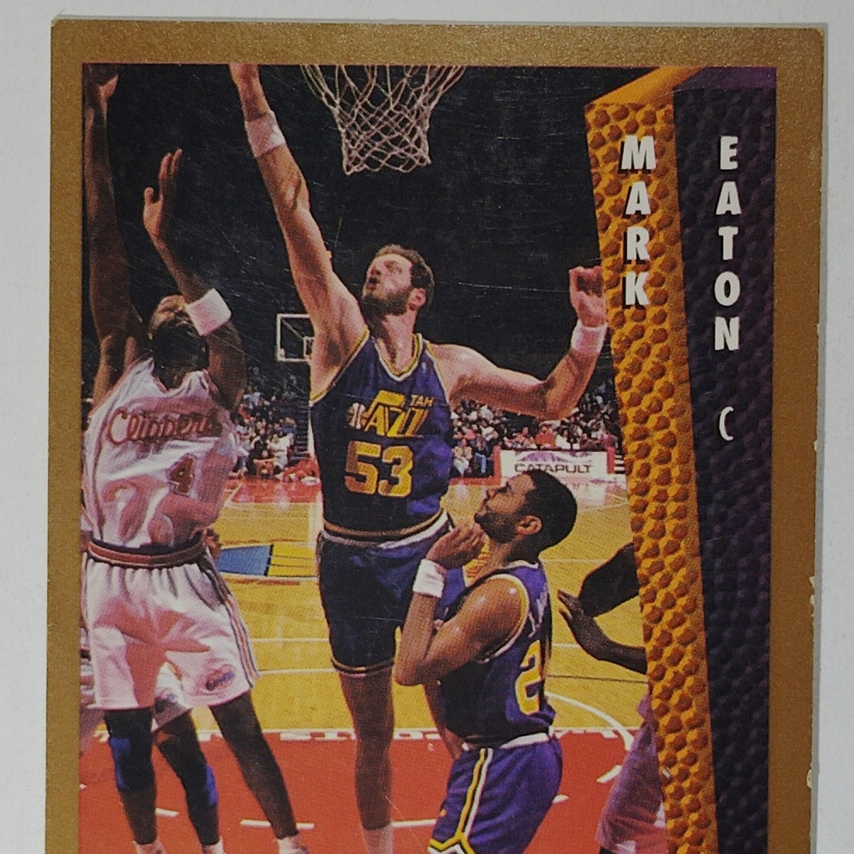 1992–93 Fleer Mark Eaton #221 – Utah Jazz – Center – VG/EX