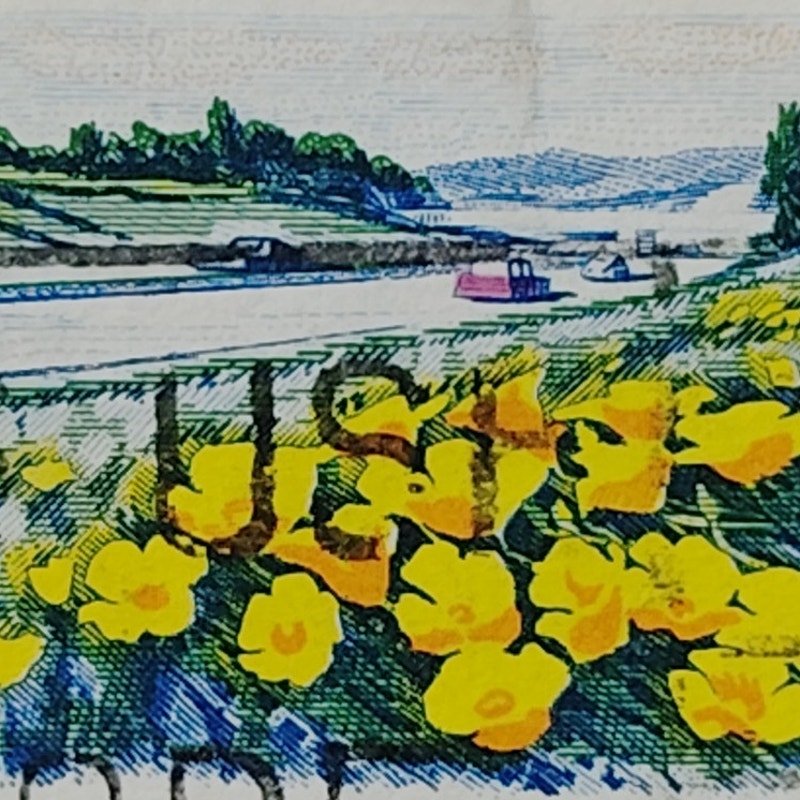 1969 US 6c Plant for More Beautiful Highways Stamp #1367 Used Cancelled