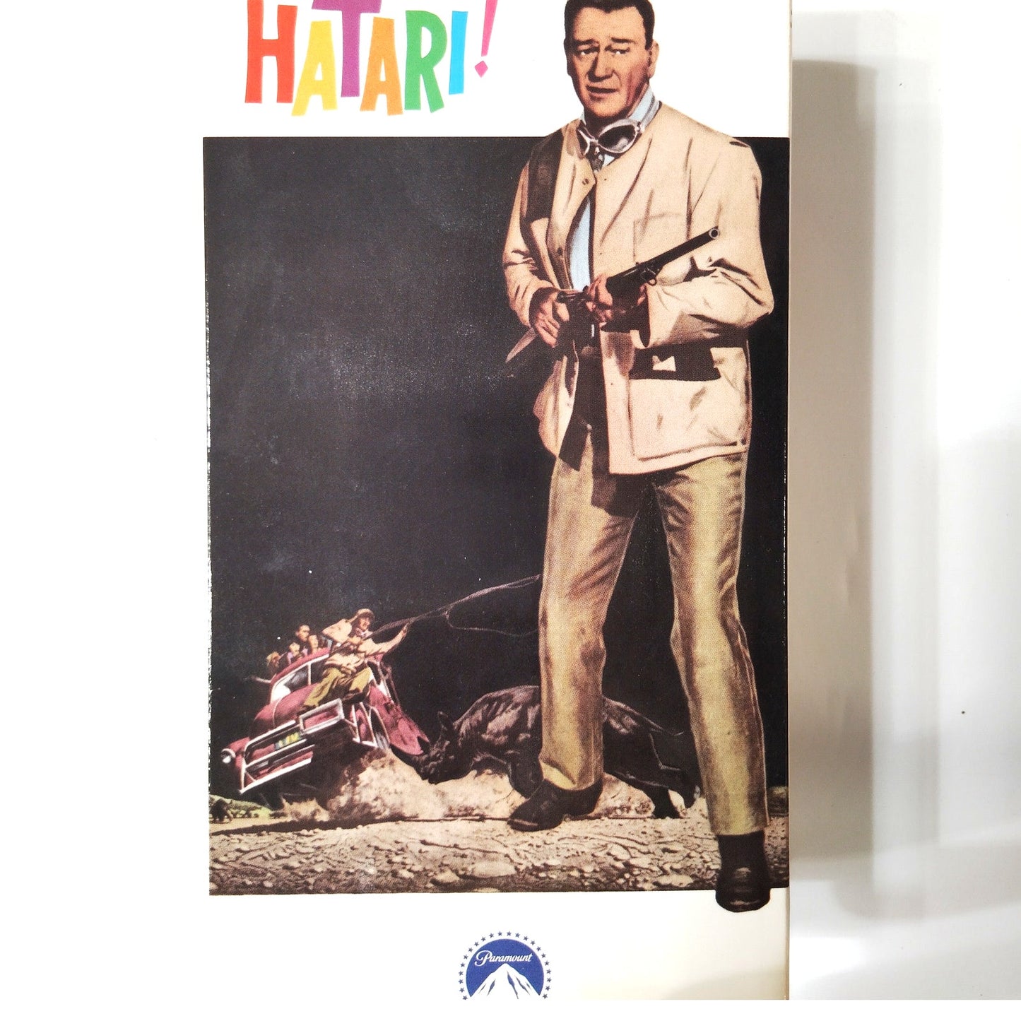 Hatari! VHS 1990 2‑Tape Set John Wayne Howard Hawks Adventure Paramount