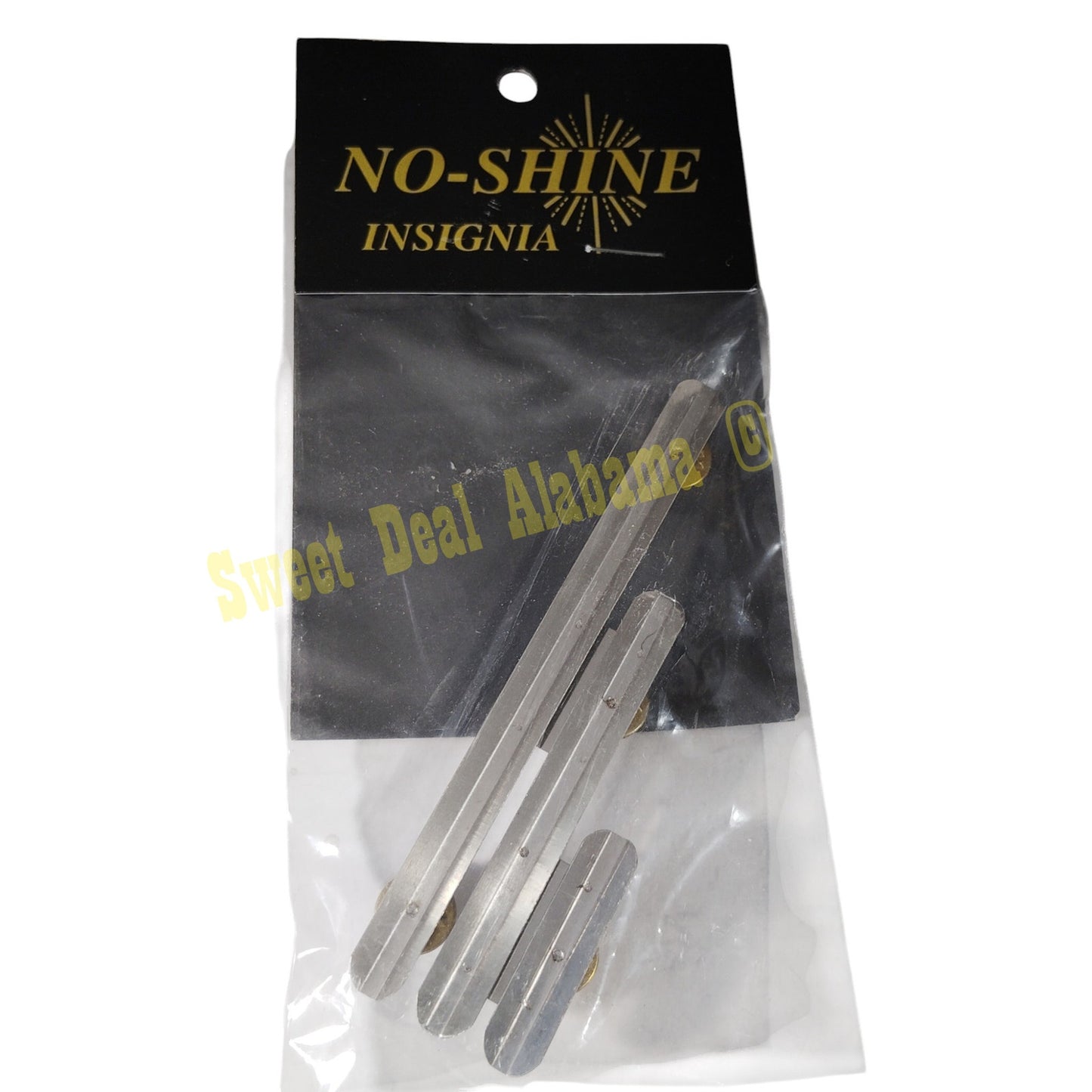 Mounting Rack, Bar for 6 Ribbons (3/2/1) Staggered Right, by No-Shine Insignia
