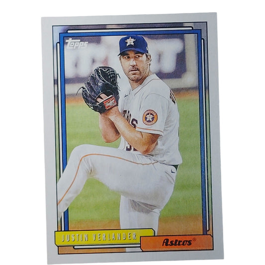 2021 Topps Update #T92-22 Justin Verlander Houston Astros Pitcher - VG/EX