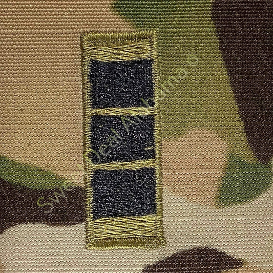 U.S. Army Warrant Officer 3 WO3 OCP Rank Insignia, Multi-Camo, 2x2, Hook-n-Loop