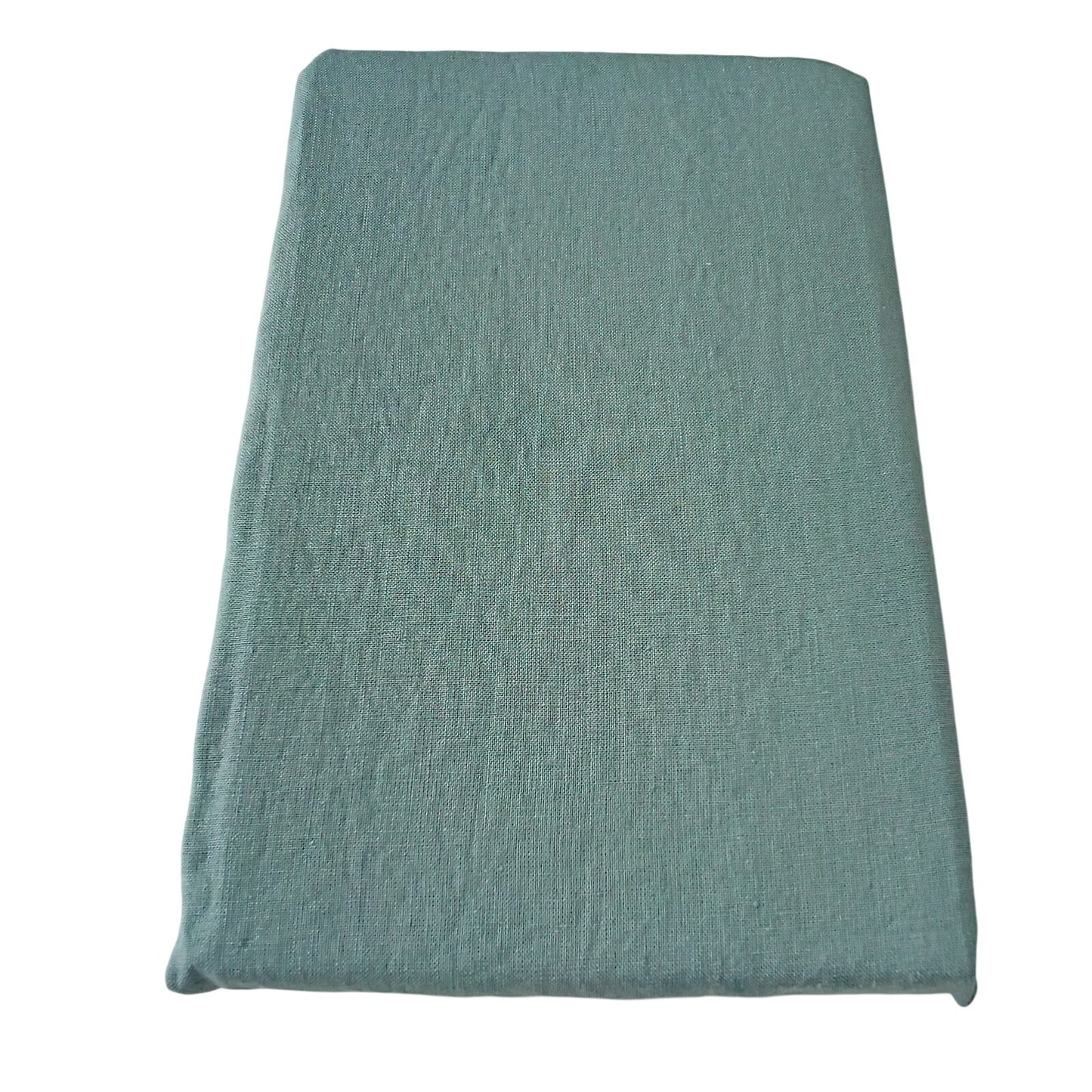 Casaluna Linen Body Pillow Cover – Light Teal, 100% Linen, Zippered, 52" x 20"