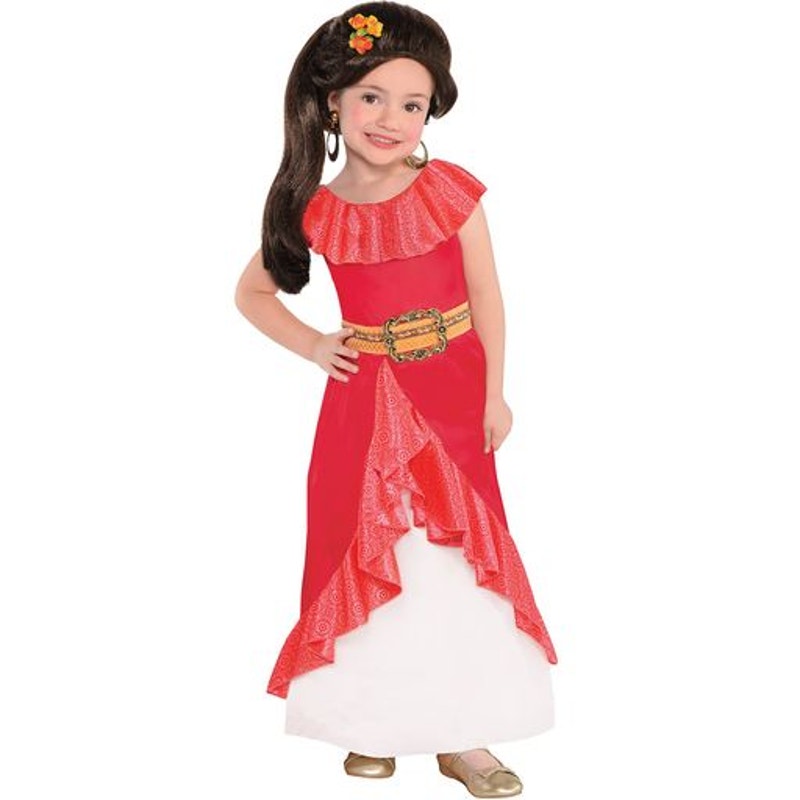 Elena of Avalor Girls Costume Small Ruffled Hemline Sparkle Mesh Underskirt