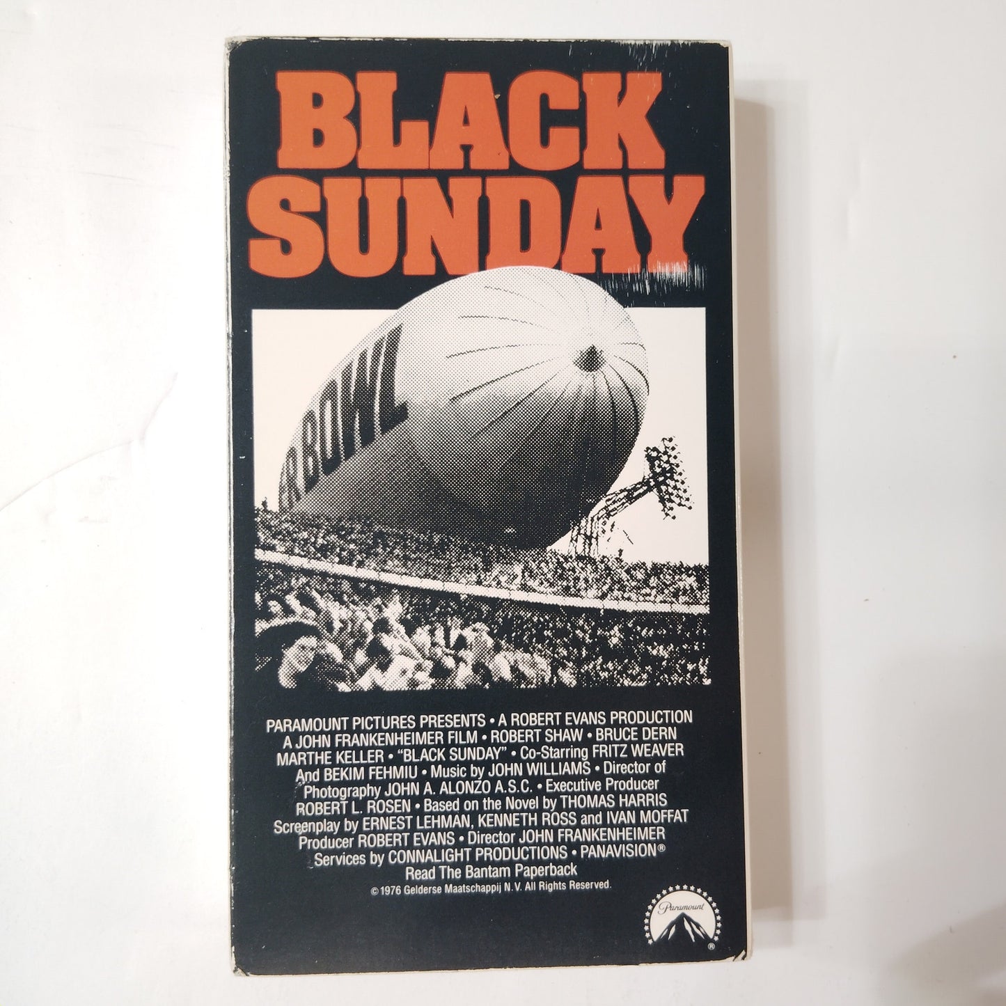 Black Sunday VHS 1991 Bruce Dern Robert Shaw Thriller