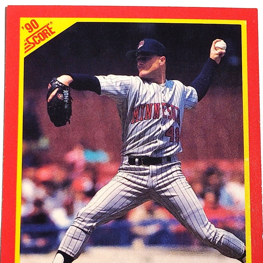 1990 Score Allan Anderson #292 Minnesota Twins Pitcher MLB Baseball EX