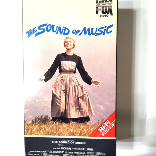 The Sound of Music (1965) VHS 1986 2‑Tape Set Julie Andrews Christopher Plummer