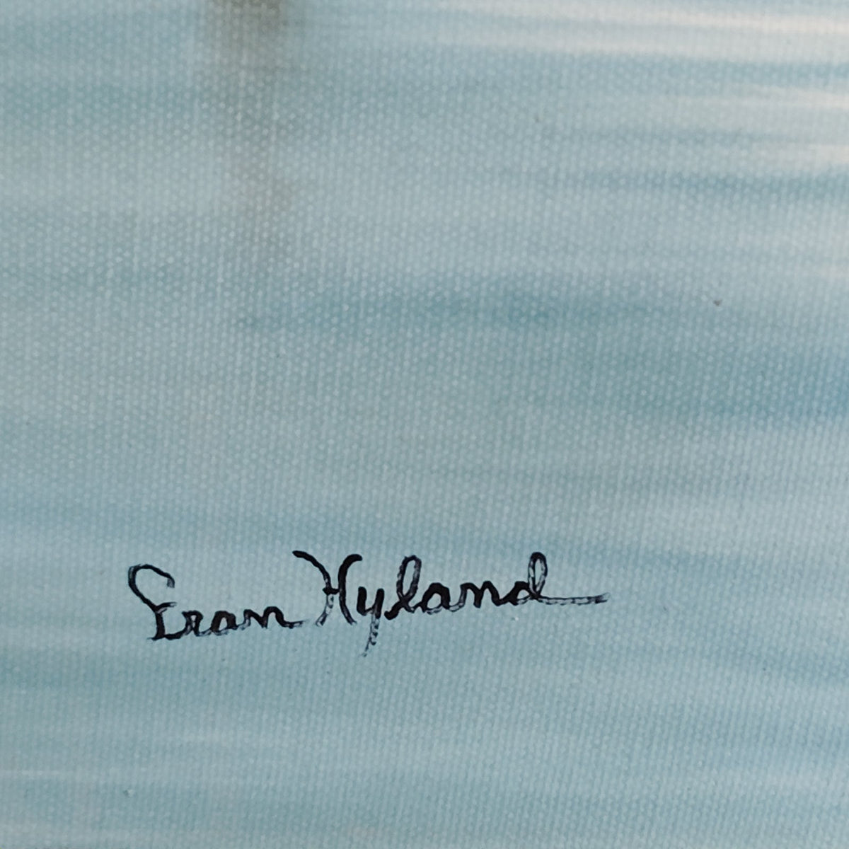 Fran Hyland Vintage Original Oil Painting Bradenton FL Marina Harbor Framed