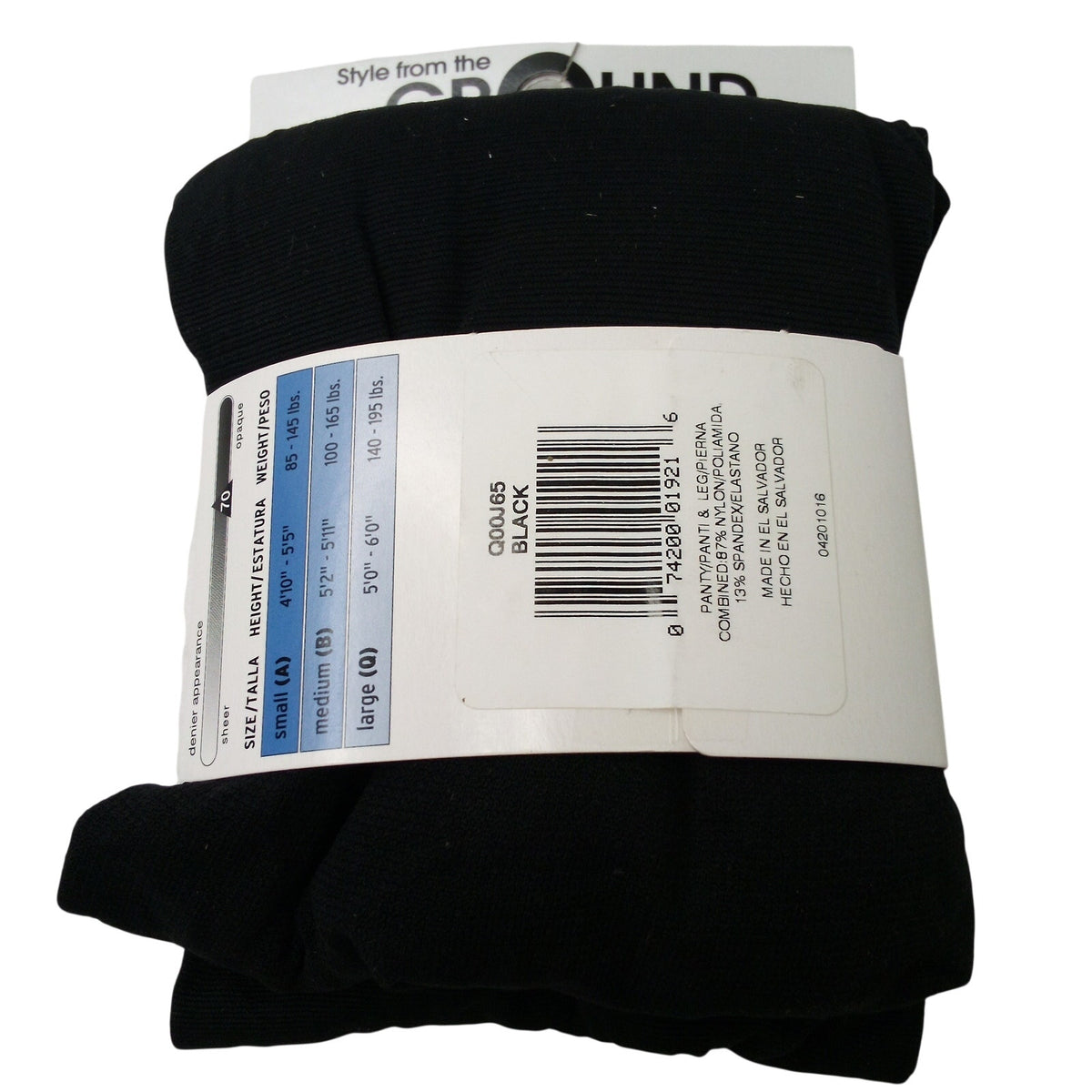 L'eggs Shaping Tights Black Size Small, 70 Denier, Opaque Hosiery New in Box