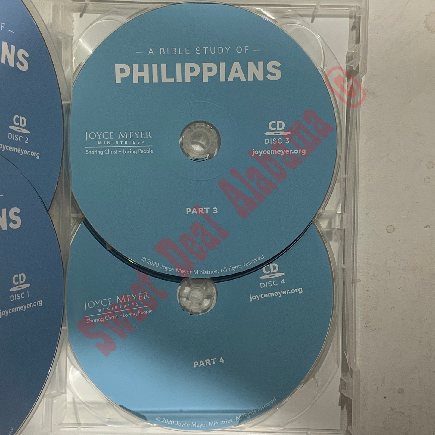 A Bible Study of Philippians, 4-CDs / 1-DVD Set, Joyce Meyer, Teaching Plan