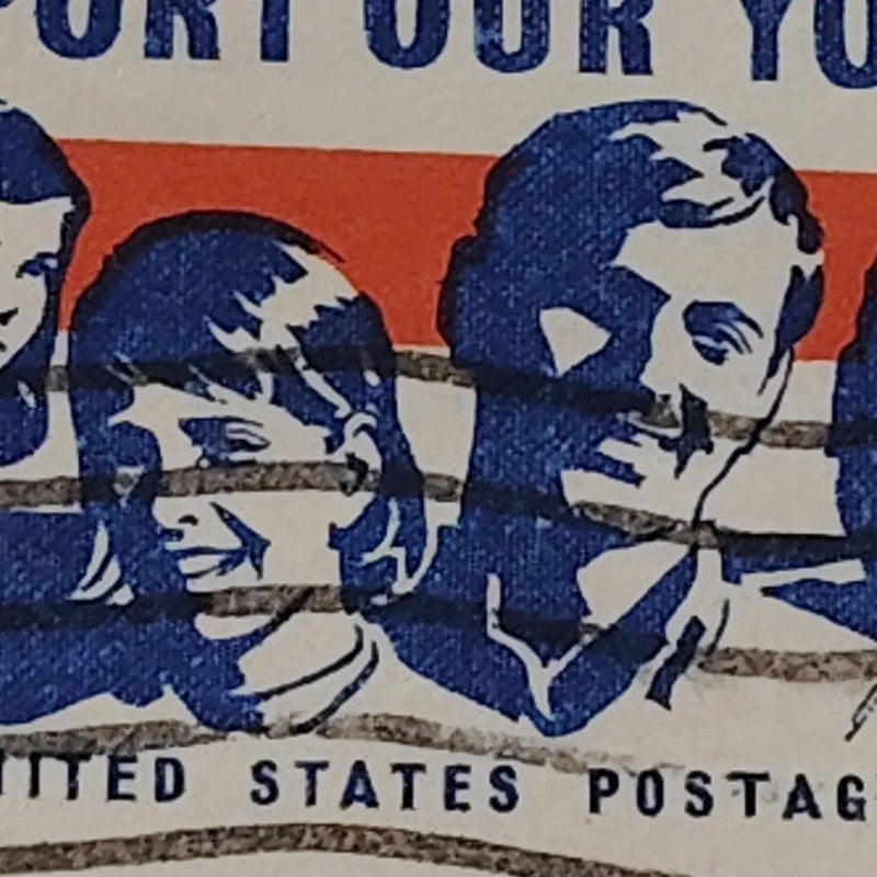 1968 Scott #1342 – 6¢ Elks Centennial / Support Our Youth – Canceled