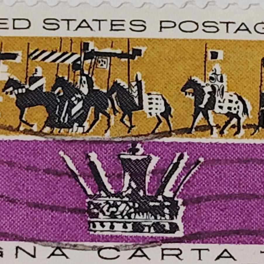1965 Scott #1265 – 5¢ Magna Carta / 750th Anniversary – Canceled