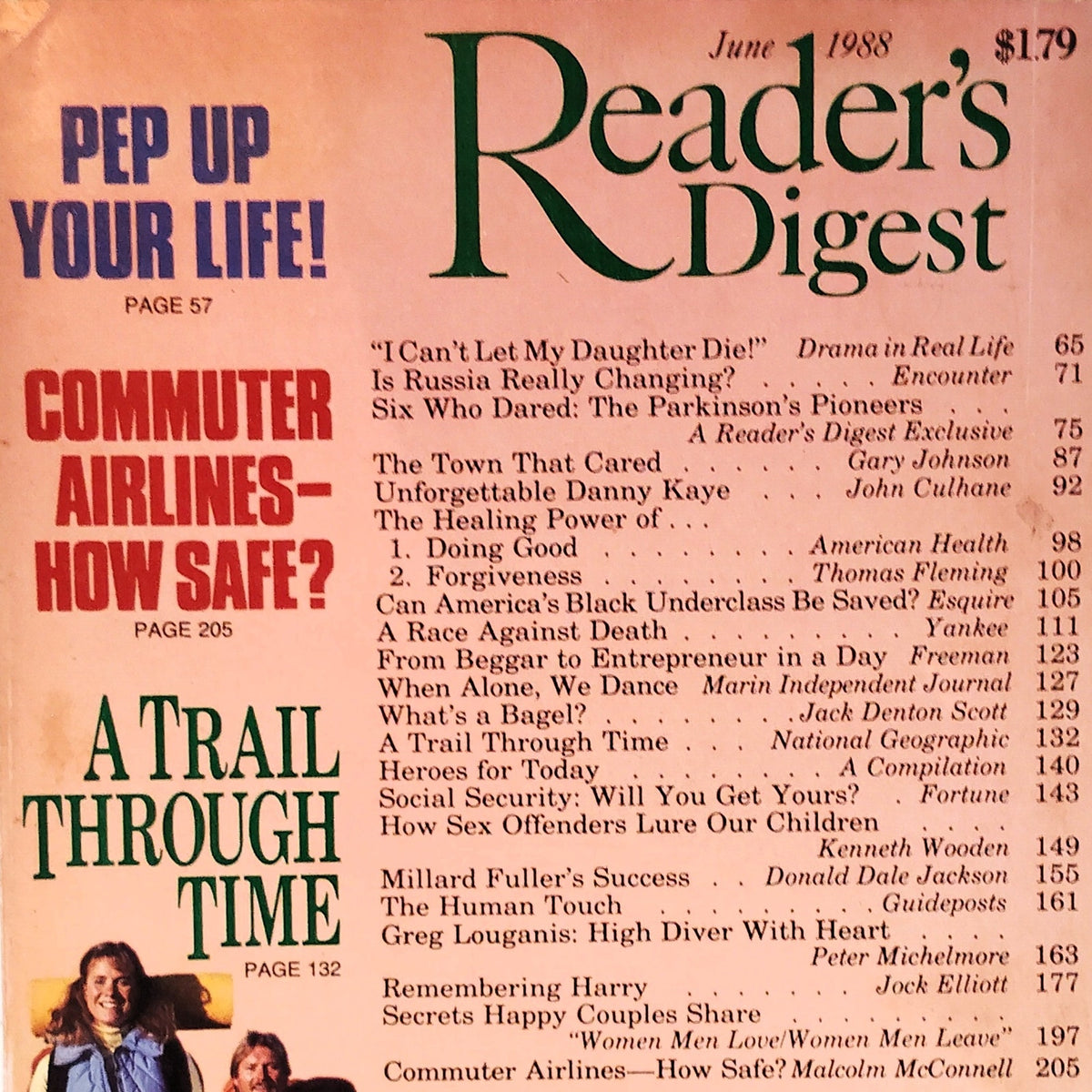 Reader's Digest June 1988 Vintage Magazine Back Issue 67th Year, Greg Louganis