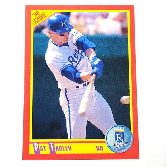 1990 Score Pat Tabler #242 Kansas City Royals First Baseman MLB Baseball EX