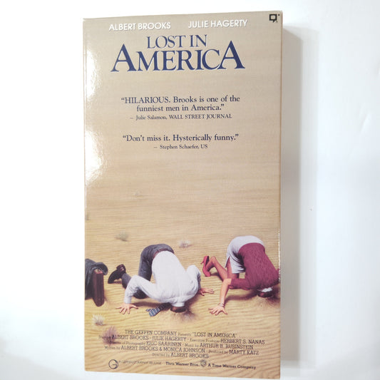 Lost in America VHS 1985 Albert Brooks Julie Hagerty Comedy Warner