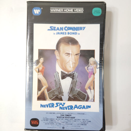 Never Say Never Again VHS 1984 Sean Connery James Bond Action