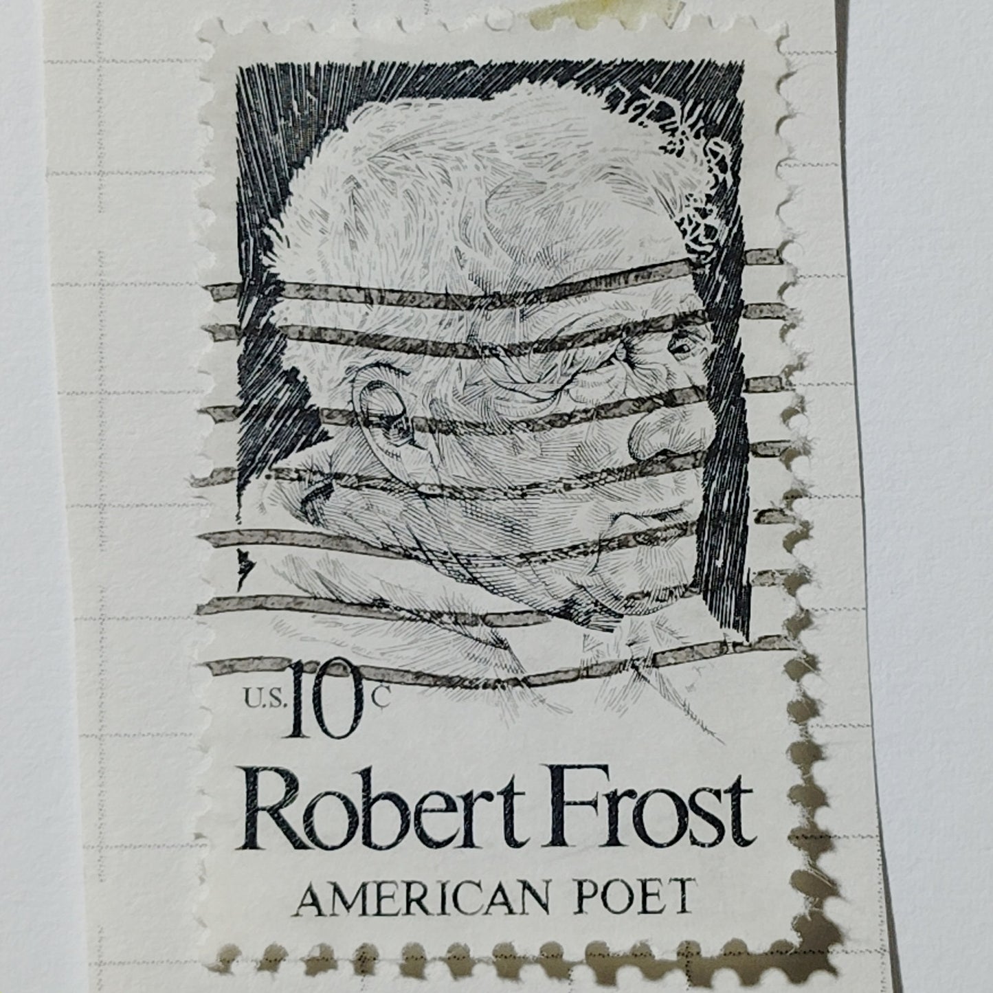 1974 U.S. 10¢ Robert Frost Stamp – American Poet – Used