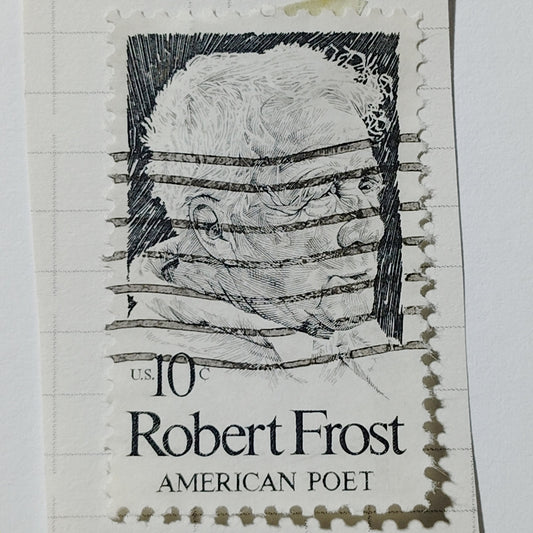 1974 U.S. 10¢ Robert Frost Stamp – American Poet – Used