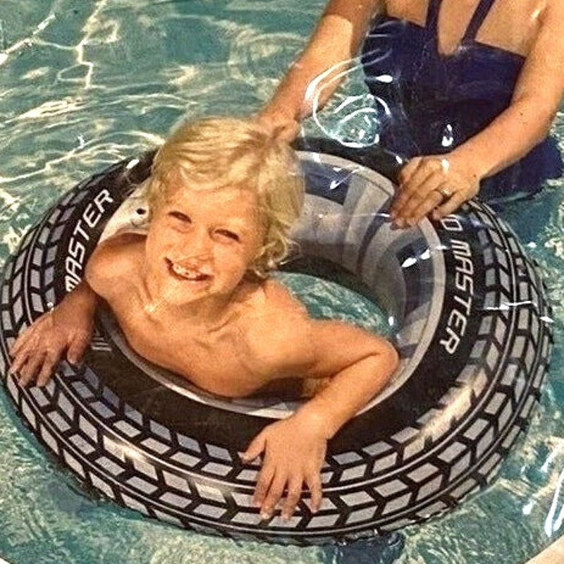 Bestway H2O GO! 30" Tire‑Style Swim Ring – Ages 3–6, Inflatable Pool Float