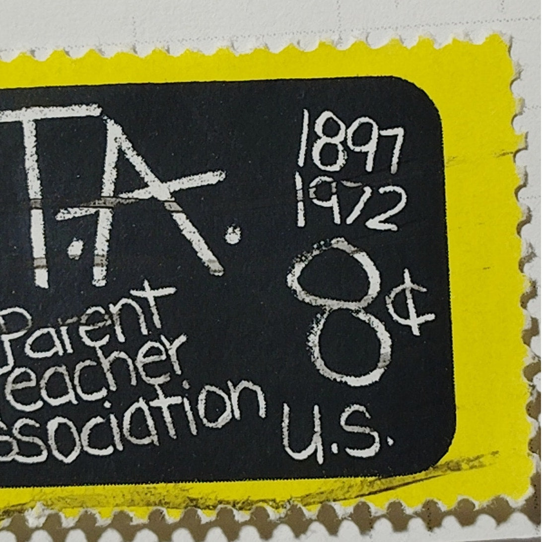 1972 US Postage Stamp Scott #1464 8c PTA Parent Teacher Association Canceled