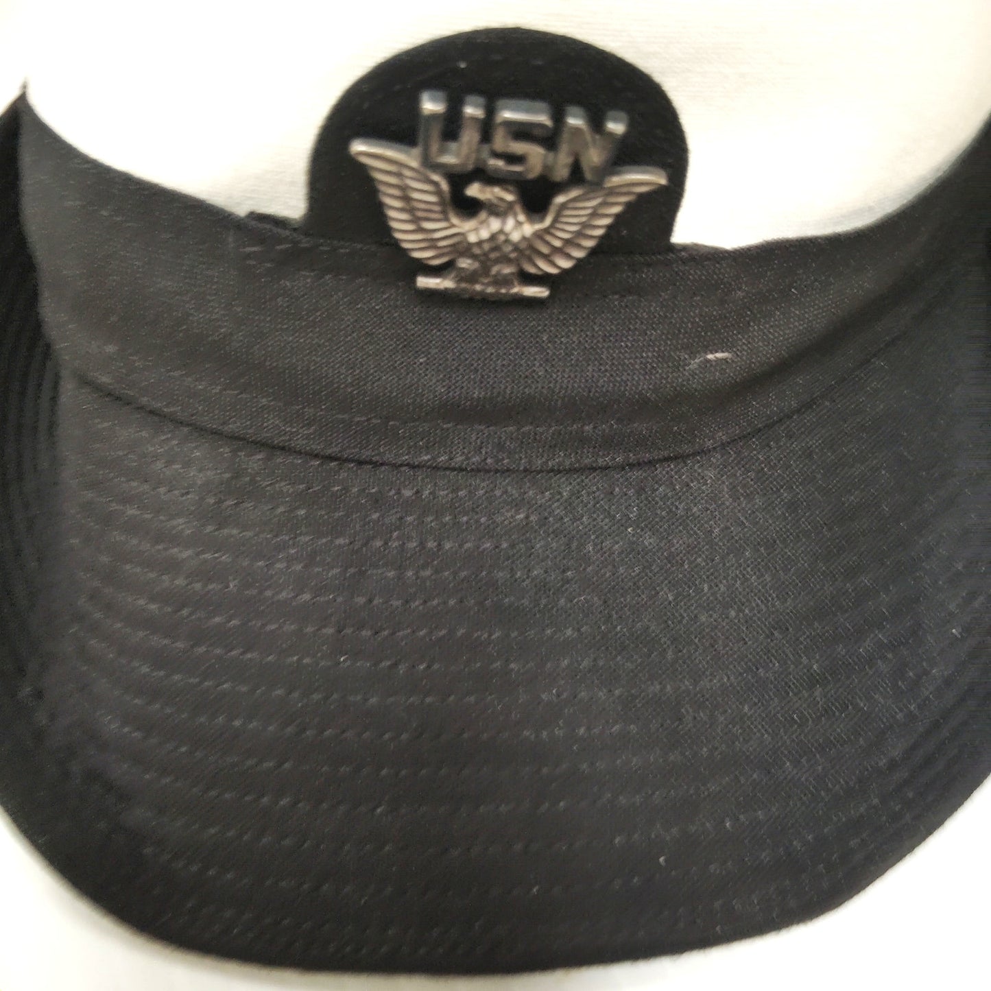 VTG 1986 US Navy Enlisted Women’s Dress Service Cap 22‑1/2 w/ Extra White Cover