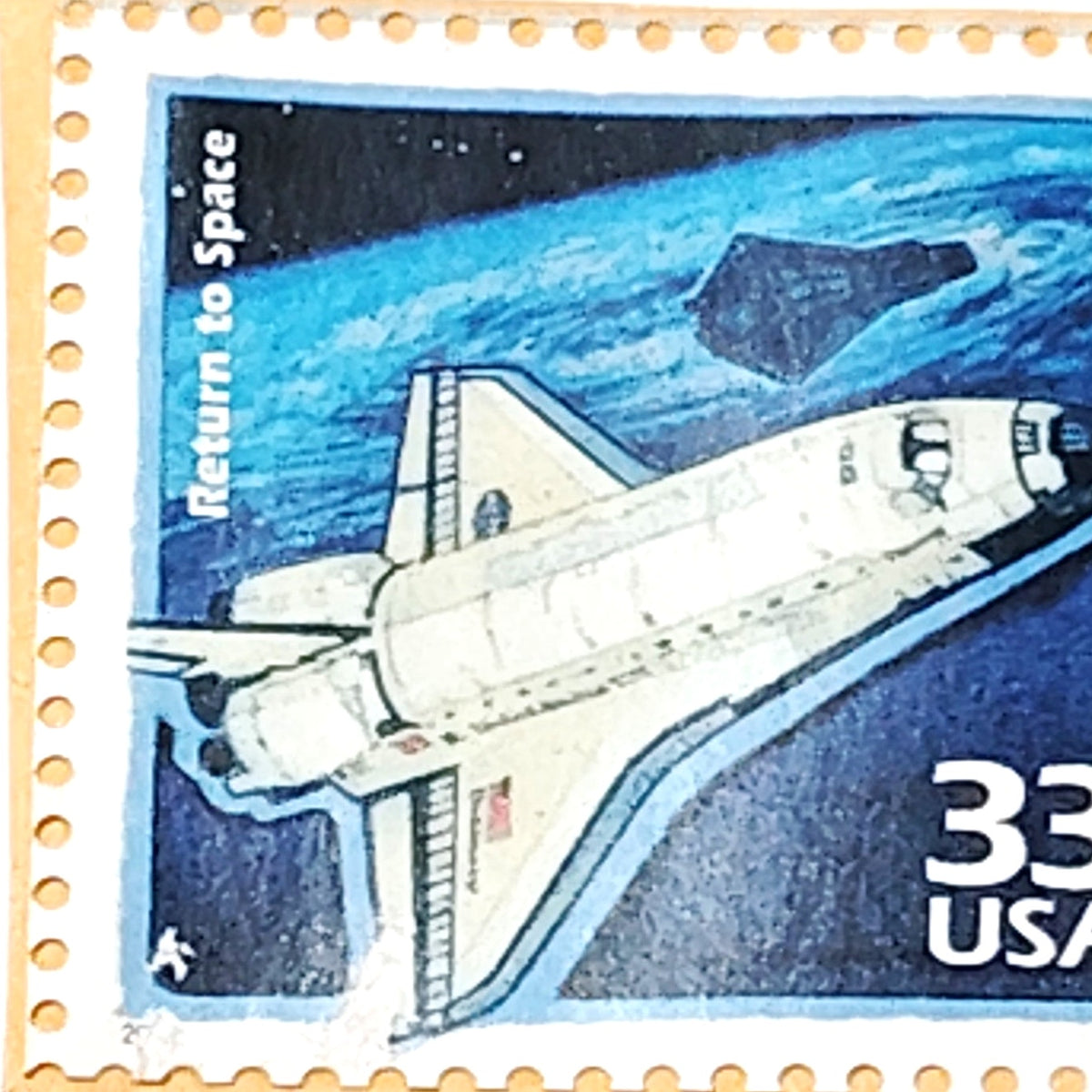 USPS 33c Celebrate Century 1990s Space Shuttle Return to Space Stamp John Glenn
