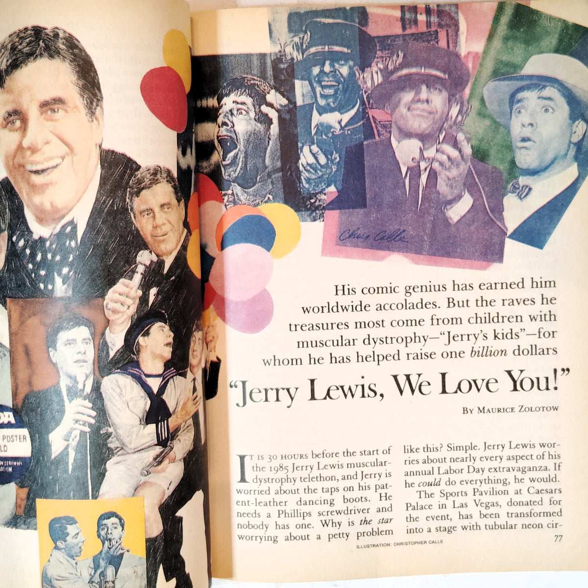 Reader's Digest June 1986 Magazine Murder at Big Sky, Jerry Lewis VTG Back Issue