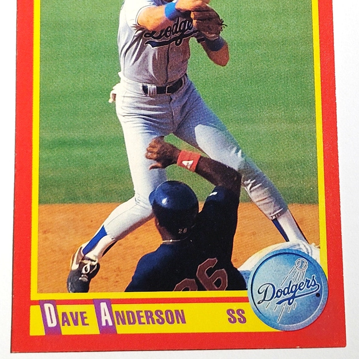 1990 Score Dave Anderson #238 Los Angeles Dodgers Shortstop MLB Baseball EX