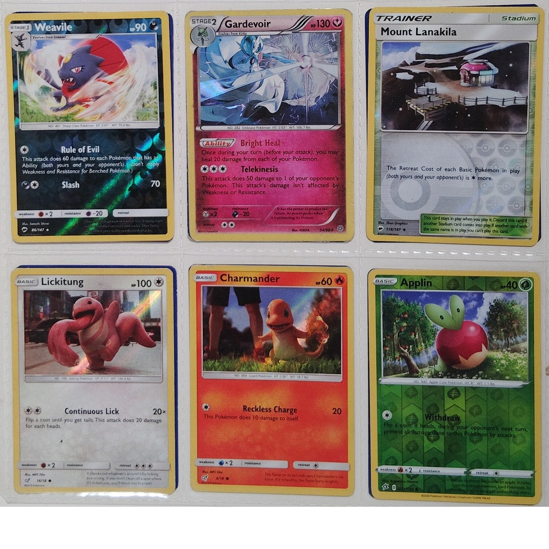 18 Random Pokémon Cards Pictured, Actual Photos Provided