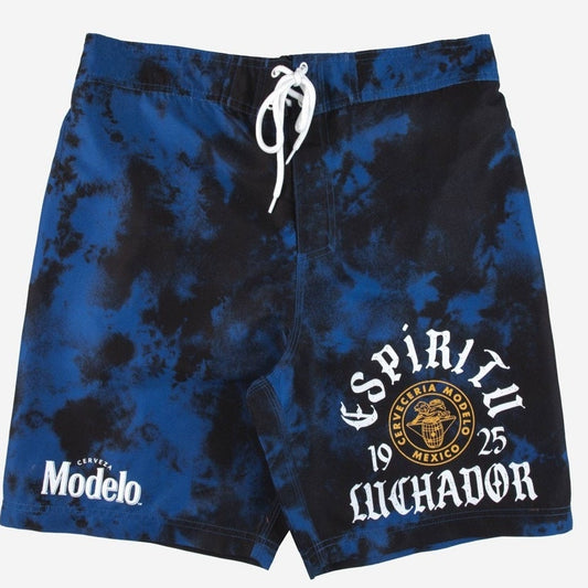 Modelo Especial Men’s Elastic Board Swim Shorts – Medium – Dark Blue