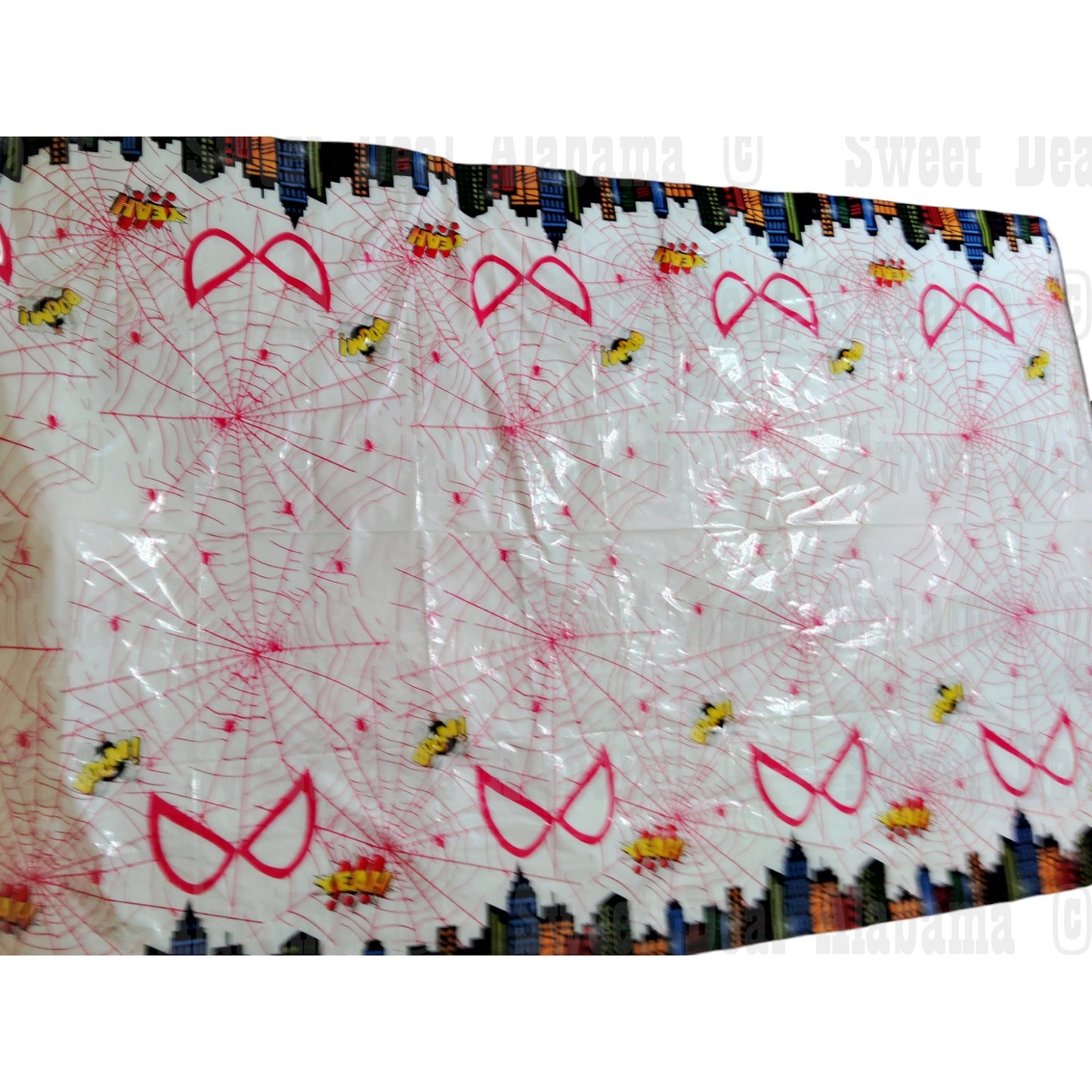 Spider-Man Tablecloth 106"x52" – Comic Hero Party Cover, Birthday Decoration