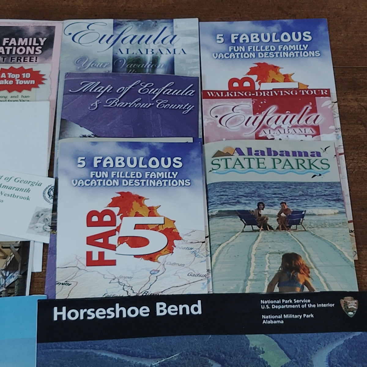 Eufaula 2009 Alabama Travel Ephemera Lot - Brochures & Information
